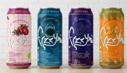 "FizzyMe" Beverage Brand & Product Label Design Series Prints