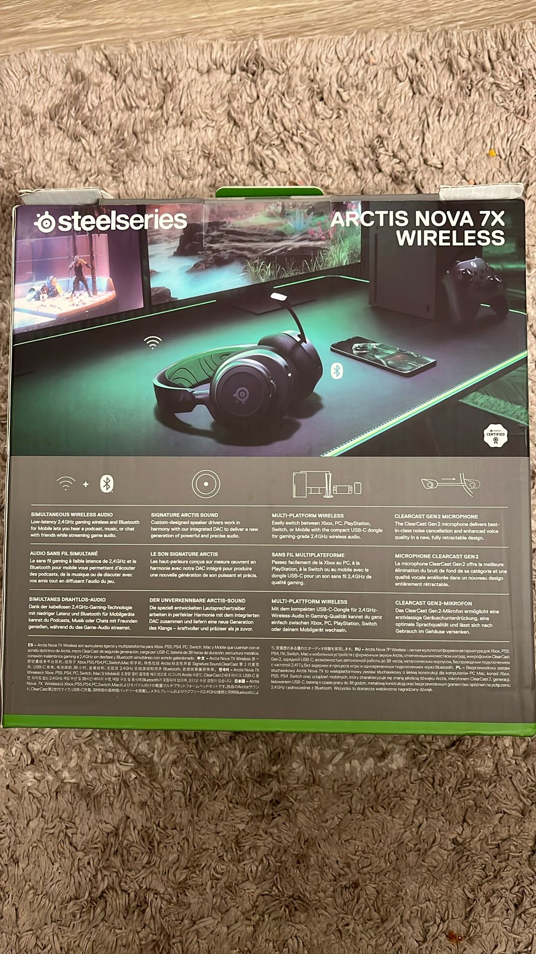 SteelSeries Nova 7X Wireless