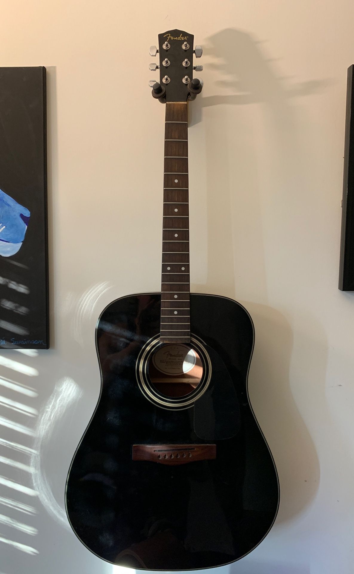 Fender Electric Acoustic Guitar Black