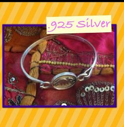 Vintage Sterling Silver Elephant Bracelet