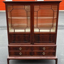 Antique English George lll Mahogany Cabinet