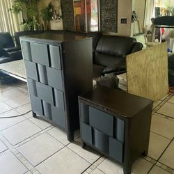 Children's Chest And Bed Side Stand 
