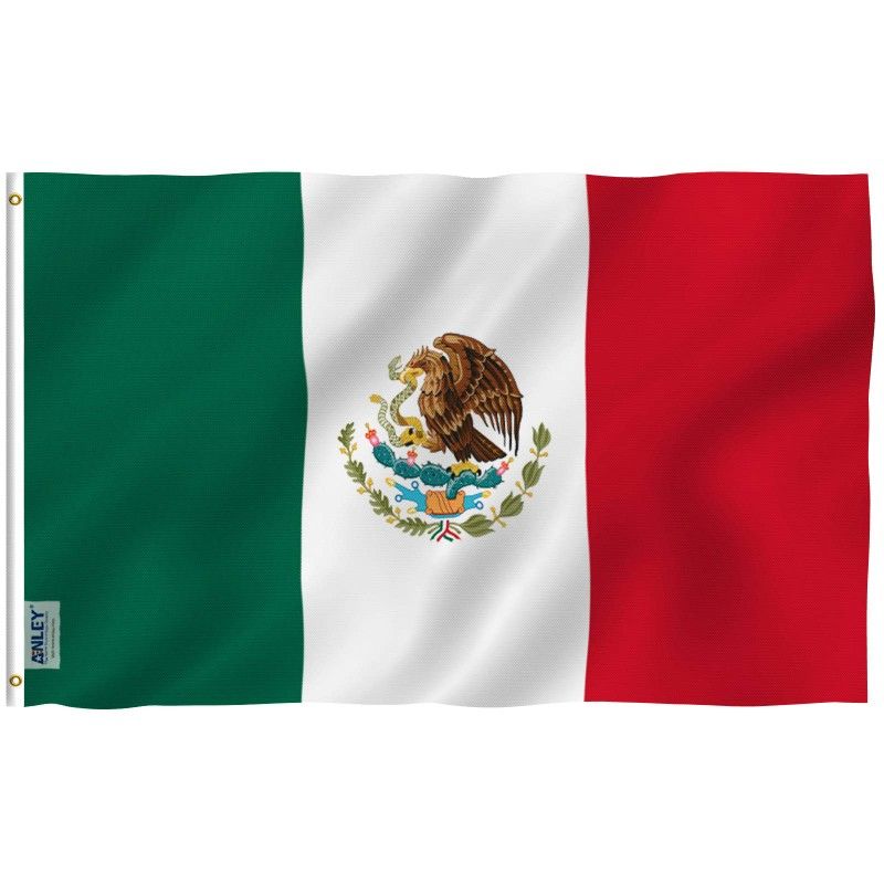 Mexican Flag 3'x5' New