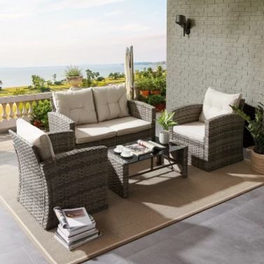 New 4pc Set Patio Furniture