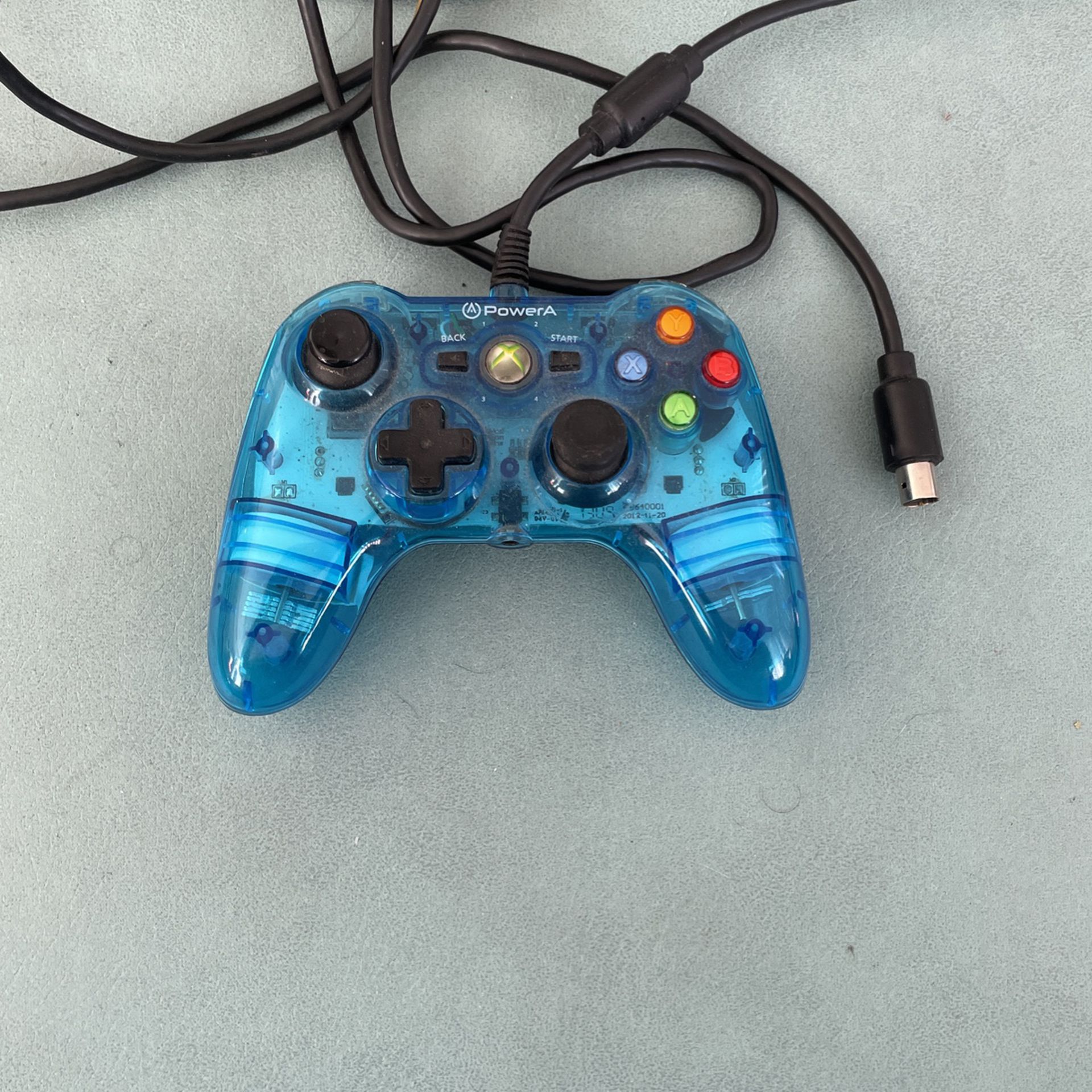 Nano Xbox 360 Blue Wired Controller 