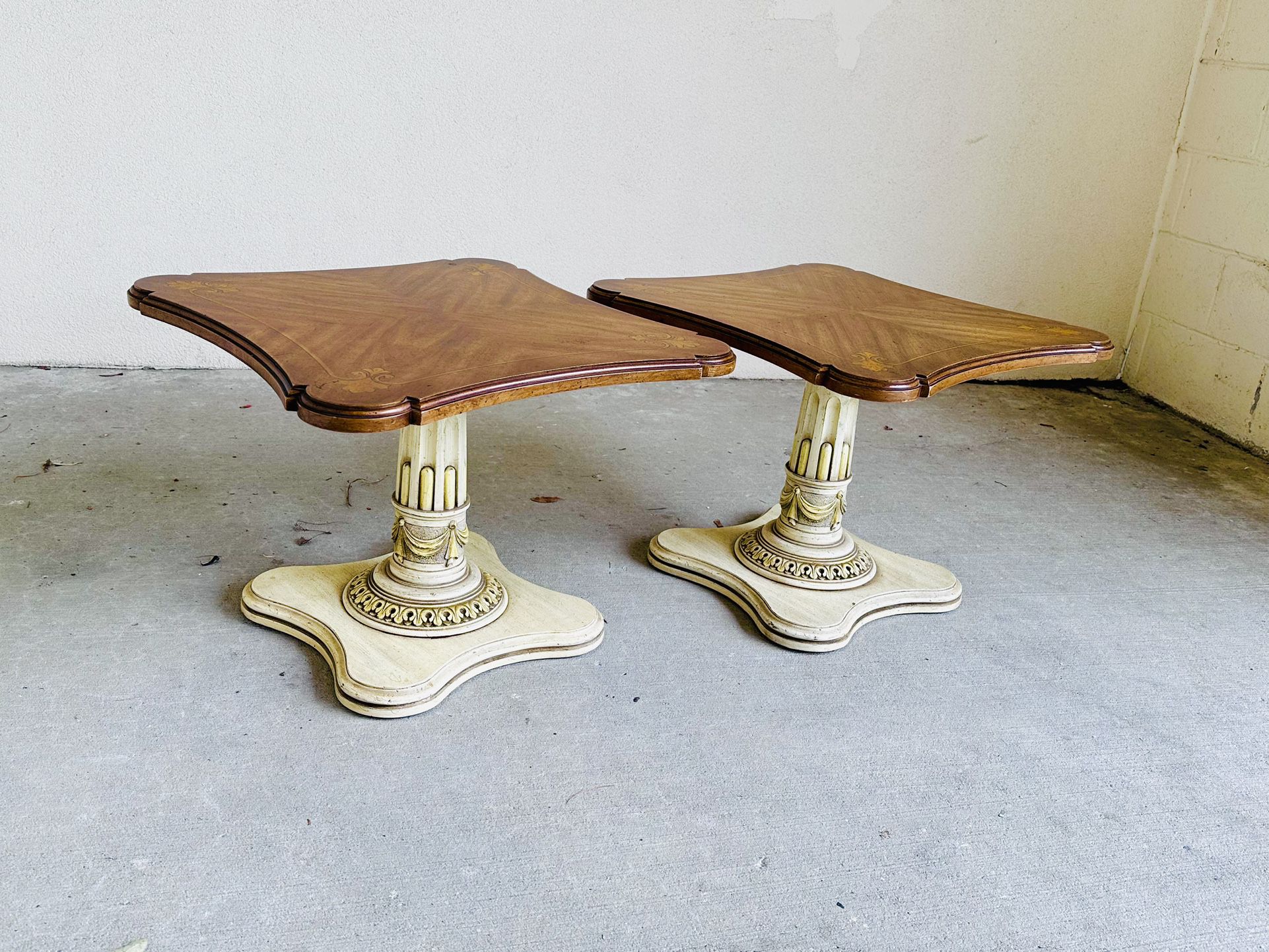 A Pair of End Tables by Weiman