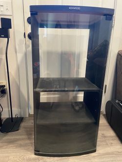 Kenwood stereo equipment cabinet