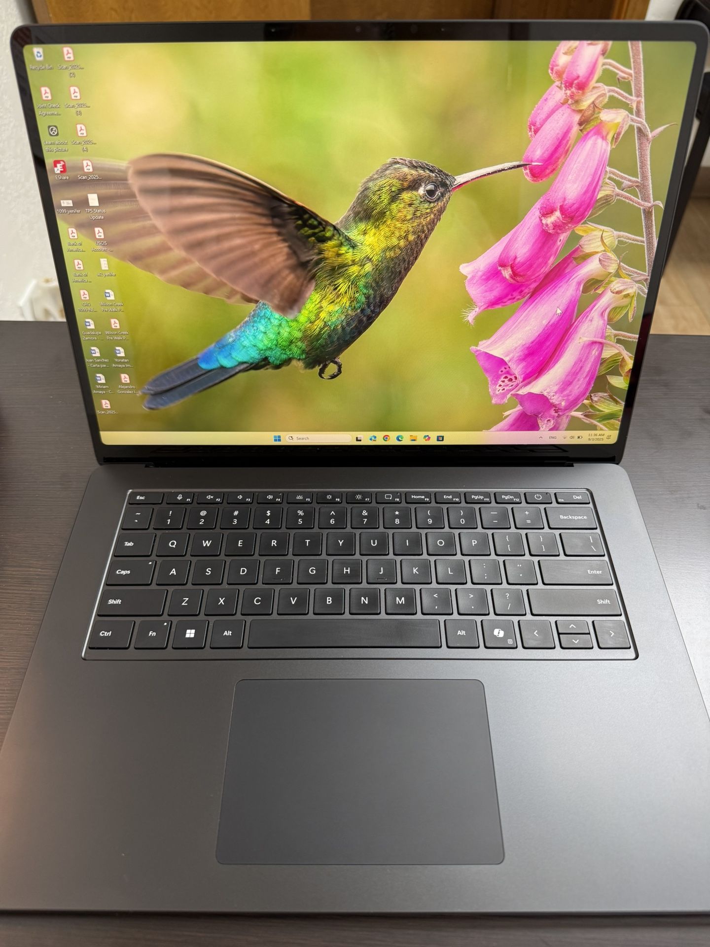 Microsoft Surface Laptop 7th, 15 Inch Laptop w/Snapdragon X Elite(12 Core) Black, 16GB Ram, 512 SSD with Black Sleeve