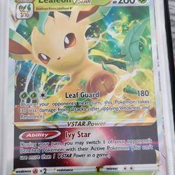 Leafeon Vstar Jumbo Card 