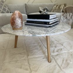Gorgeous 💯 Marble And Wood  Coffee Table 