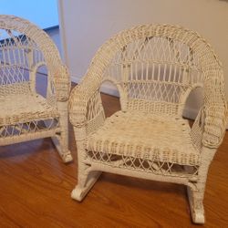 Children's Wicker Rocking Chairs
