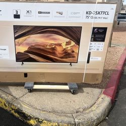 75 Tv Sony Smart 4k Hdtv In Box 6 Month Warranty.  Free Delivery 