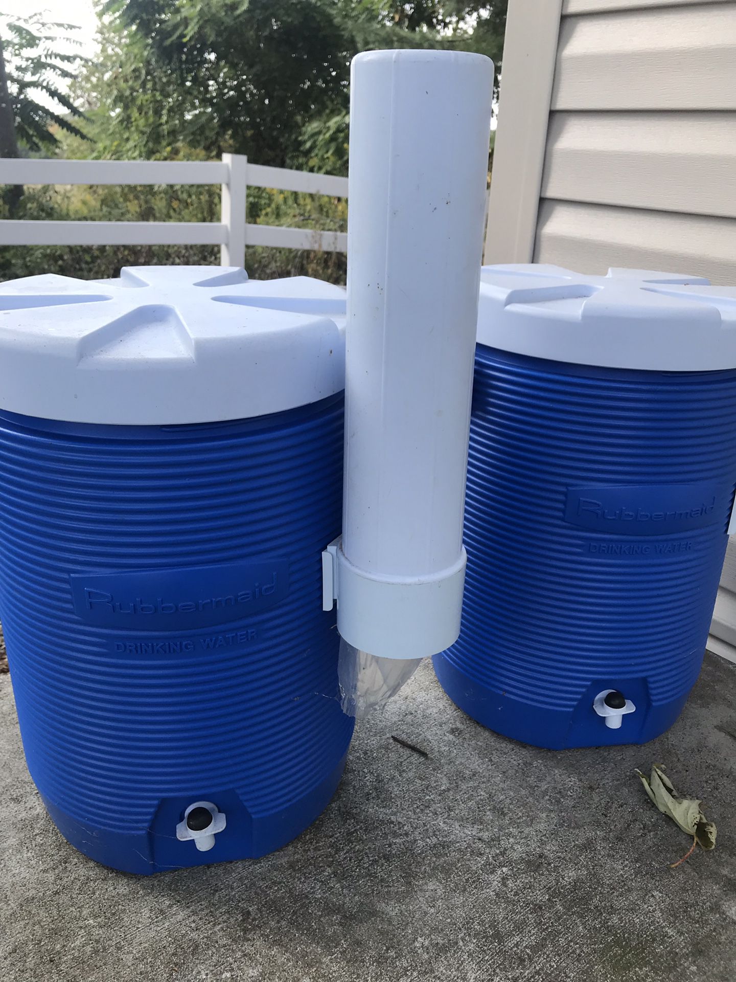 2 water coolers Rubbermaid