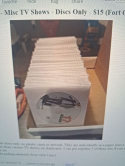 100 Misc DVDs of TV Shows - Disc's Only