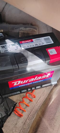 Duralast car battery