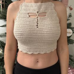 Top  en Crochet