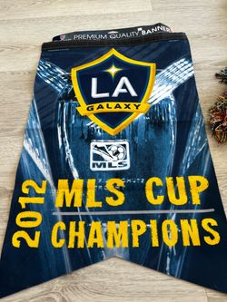 LA Galaxy 2012 MLS Cup Champions Banner