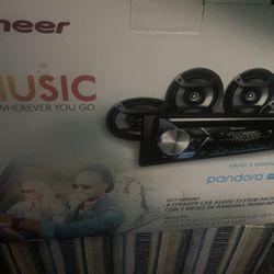 Pioneer speaker Car Audio System Package