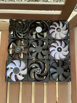 Lot of PC case fans