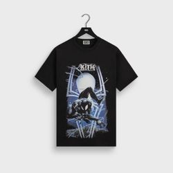  Kith x Marvel Symbiote Spiderman Vintage Tee Black Size XL ✅ 