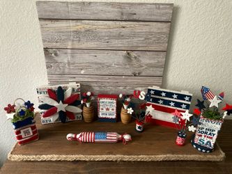 Last of the 4th of July decor (see description for prices)