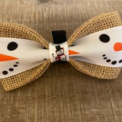 Snowman Pet Bow Ties