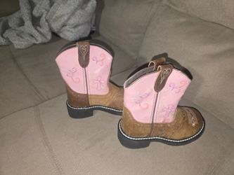 Justin Girls' Gypsy Light Up Cross Embroidered Western Boots