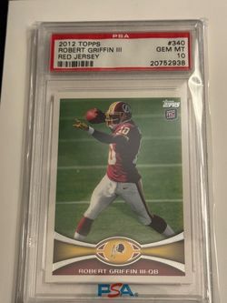 2012 Topps Robert Griffin III RC Red Jersey PSA 10