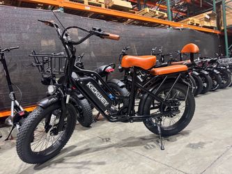 Two-seat framed electric bicycle
