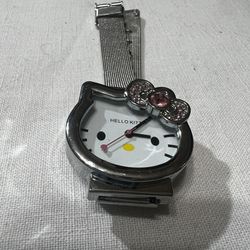 Like New Stainless Steel Hello Kitty Watch