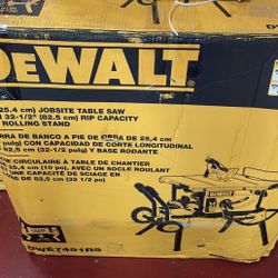 Dewalt Table Saw With Rolling Stand