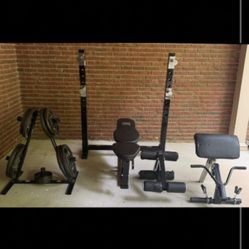 Marcy Pro Olympic Weight Bench And Squat Rack