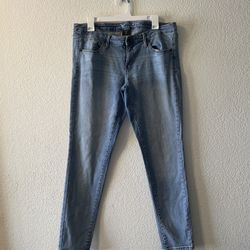 Mossimo demin low rise skinny jeans size 16R /33