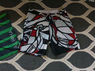 2 O'Neill Board shorts and 1 Aloha Da Hui Short.