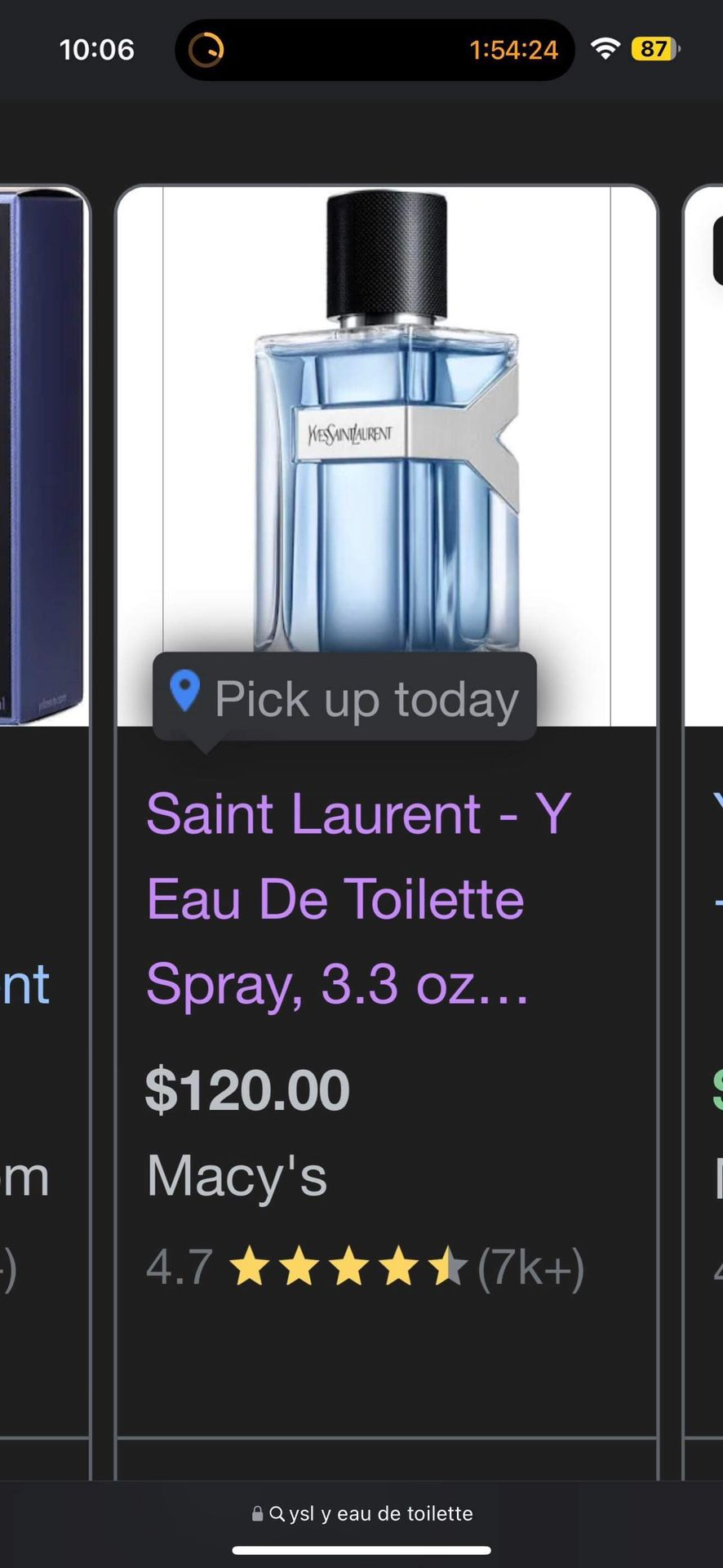 YSL Y EDT Cologne