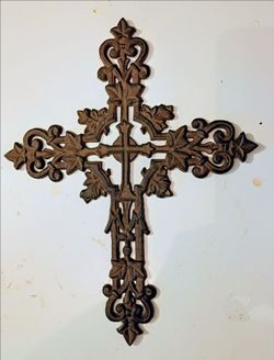 Vintage / Antique Cast Iron Cross