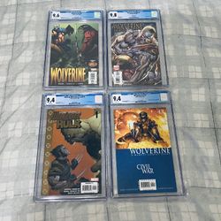 Marvel comics wolverine CGC comic lot high grade Please check out Photos and read the description $100!  for All! or $35 Each
