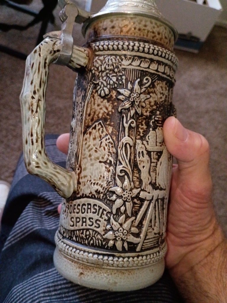 West German Beer Stein(Gerz)
