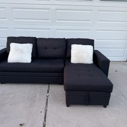 Sectional Sofa Couch Pull Out Bed Matress Sala 