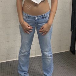 Vintage Low Rise Jeans - Made in Turkey