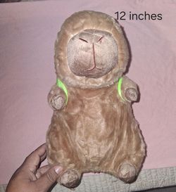 Capybara 12 inches tall