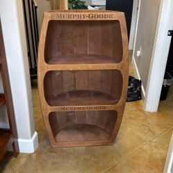 Oak Barrel  Half Shelf