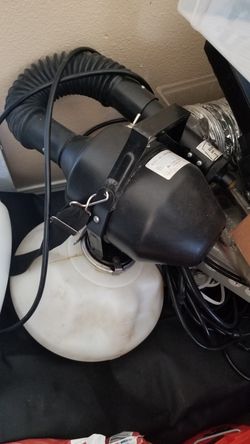 Powered garden sprayer