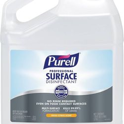 Purell Professional Surface desinfectant and cleaner  free Purell battery operated sprayer wand  when buy a case