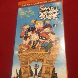 Rugrats In Paris Movie VHS 2000 Nickelodeon Vintage Clamshell Case Cartoon