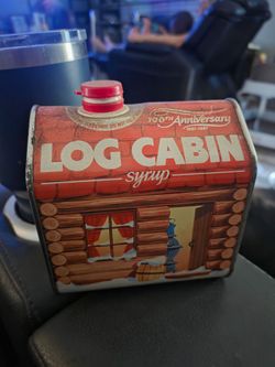 Maple syrup 100 year tin can.  Nice condition