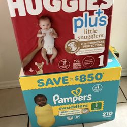 Diapers Size 1 