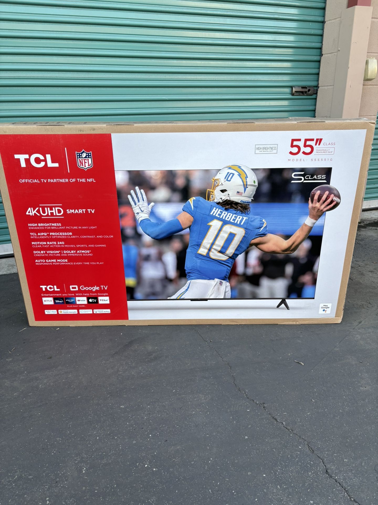 55 INCH TCL 4K UHD SMART TV 