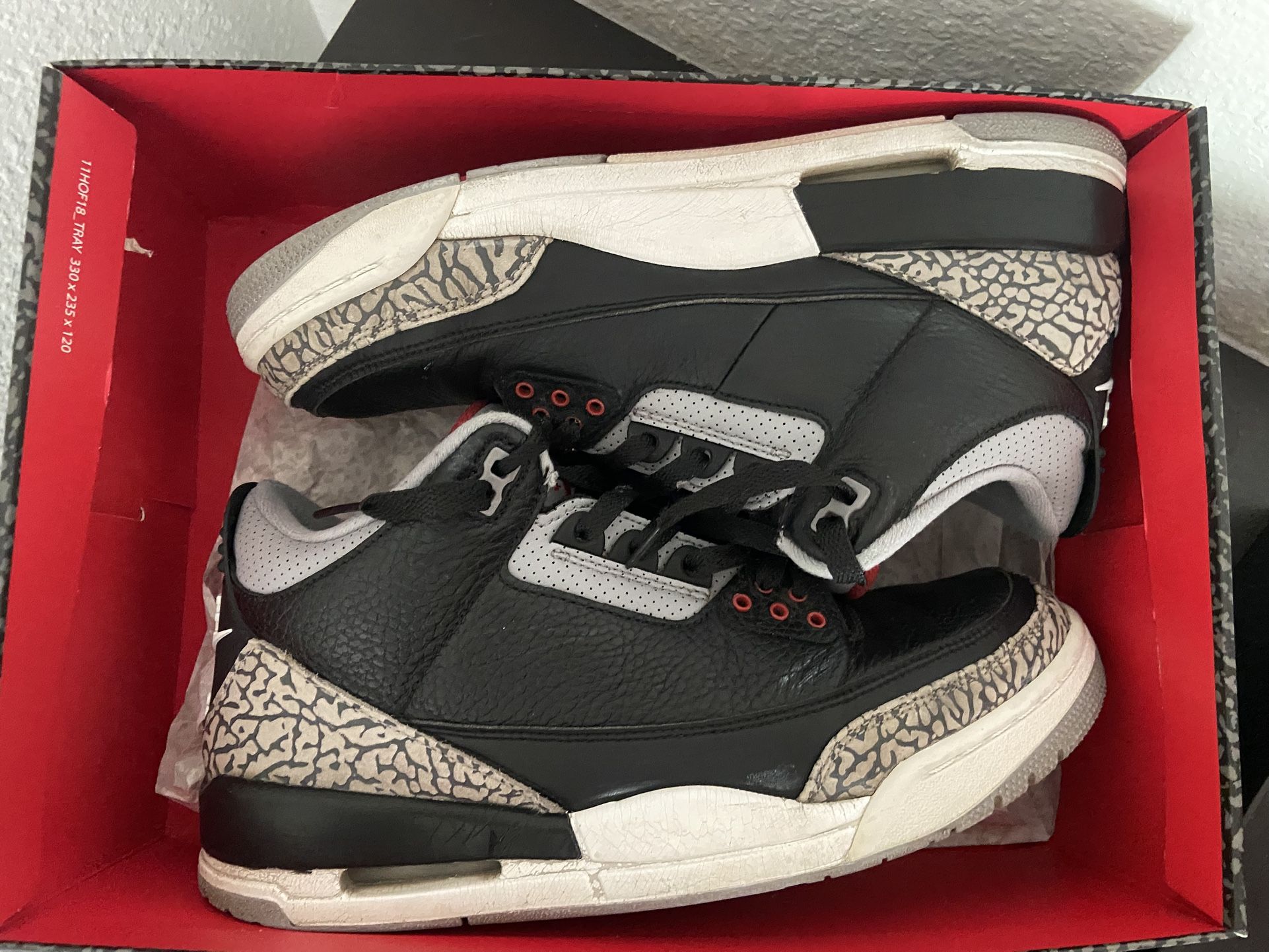 Jordan 3 Black Cements 2018