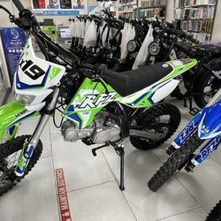 Apollo RFZ 125CC Dirt Bike New! Finance For $150 Down Payment!! 